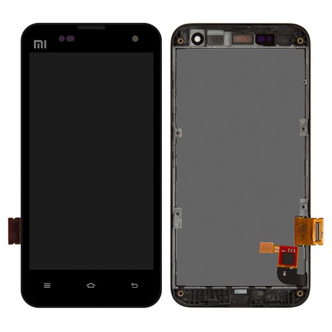 Дисплей для Xiaomi Mi 2, Mi 2S, черный, без рамки, Original PRC 