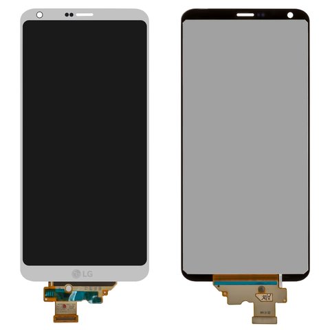 Дисплей для LG G6 H870, G6 H870K, G6 H871, G6 H872, G6 H873, G6 LS993, G6 US997, G6 VS998, білий, без рамки, Original PRC 