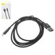 USB кабель Baseus Yiven, USB тип-A, micro-USB тип-B, 100 см, 2 A, чорний, #CAMYW-A01