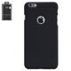Чехол Nillkin Super Frosted Shield для iPhone 6 Plus, iPhone 6S Plus, черный, с подставкой, с отверстием под логотип, матовый, пластик, #6956473202714