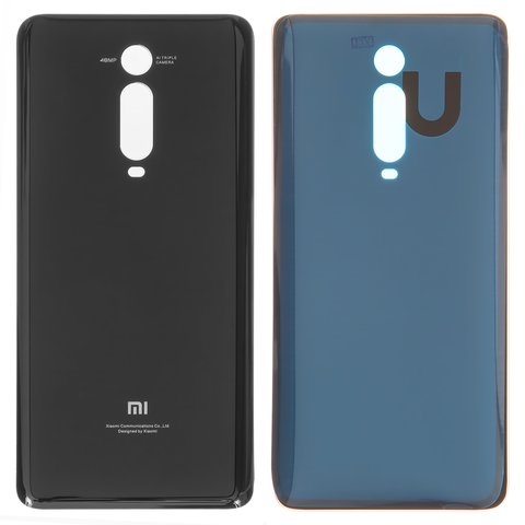 Задняя панель корпуса для Xiaomi Mi 9T, Mi 9T Pro, черная, Лого Mi, M1903F10G