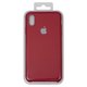 Чохол для iPhone XS Max, червоний, Original Soft Case, силікон, china red (31)