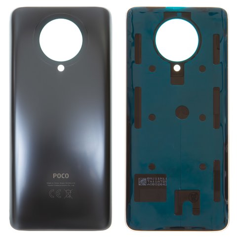 Задняя панель корпуса для Xiaomi Poco F2 Pro, серая, Original PRC , Лого Poco, M2004J11G