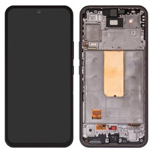 Дисплей для Samsung A546 Galaxy A54 5G, чорний, з рамкою, Original PRC 