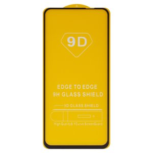 Защитное стекло для Nokia C10, C20, C21, совместимо с чехлом, Full Glue, без упаковки , черный