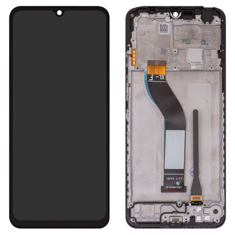 Дисплей для Xiaomi Redmi 14C, черный, с рамкой, Original PRC , 2411DRN47C, 2409BRN2CA, 2409BRN2CG, 2409BRN2CY
