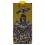 Захисне скло Gorilla для Apple iPhone 11 Pro, iPhone X, iPhone XS, сумісне з чохлом, Full Glue, Anti-Static, Anti-Peeping, чорний