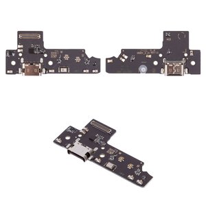 Шлейф для Samsung M166 Galaxy M16, конектора зарядки, з компонентами, High Copy, плата зарядки