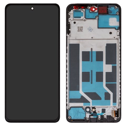 Дисплей для OnePlus Nord CE4 Lite, чорний, з рамкою, Original PRC 
