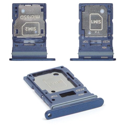 Держатель SIM карты для Samsung M356 Galaxy M35, синий, dark blue