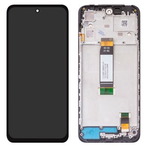 Дисплей для Xiaomi Poco M6 Pro 5G, Redmi 12, Redmi 12 5G, черный, с рамкой, Original PRC , tianma
