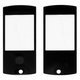 Housing Glass compatible with Motorola V8, (outer, black)