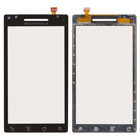 Touchscreen compatible with Motorola A853 Qrty, A855 Droid, XT702 Milestone, black 