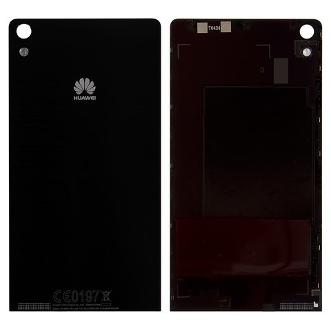 Panel trasero de carcasa puede usarse con Huawei Ascend P6 U06, negra