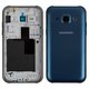 Housing compatible with Samsung J100H/DS Galaxy J1, (dark blue)