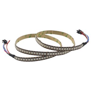 RGB LED Strip SMD5050, WS2813 with controls, black, IP20, 5 V, 144 LEDs m, 1 m 