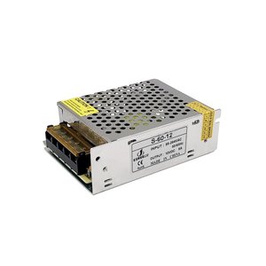 Fuente de alimentación para tiras de luces LED de 12 V, 5 A 60 W , 220 V