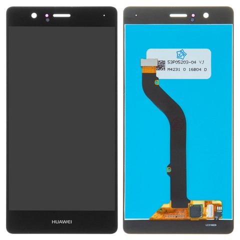 Pantalla LCD puede usarse con Huawei G9 Lite, P9 Lite, negro, sin marco, High Copy, VNS L21 VNS L31