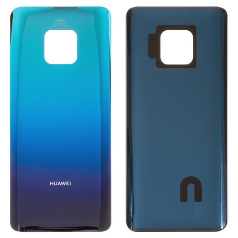 Housing Back Cover compatible with Huawei Mate 20 Pro, dark blue, black, High Copy, Twilight, LYA L29 