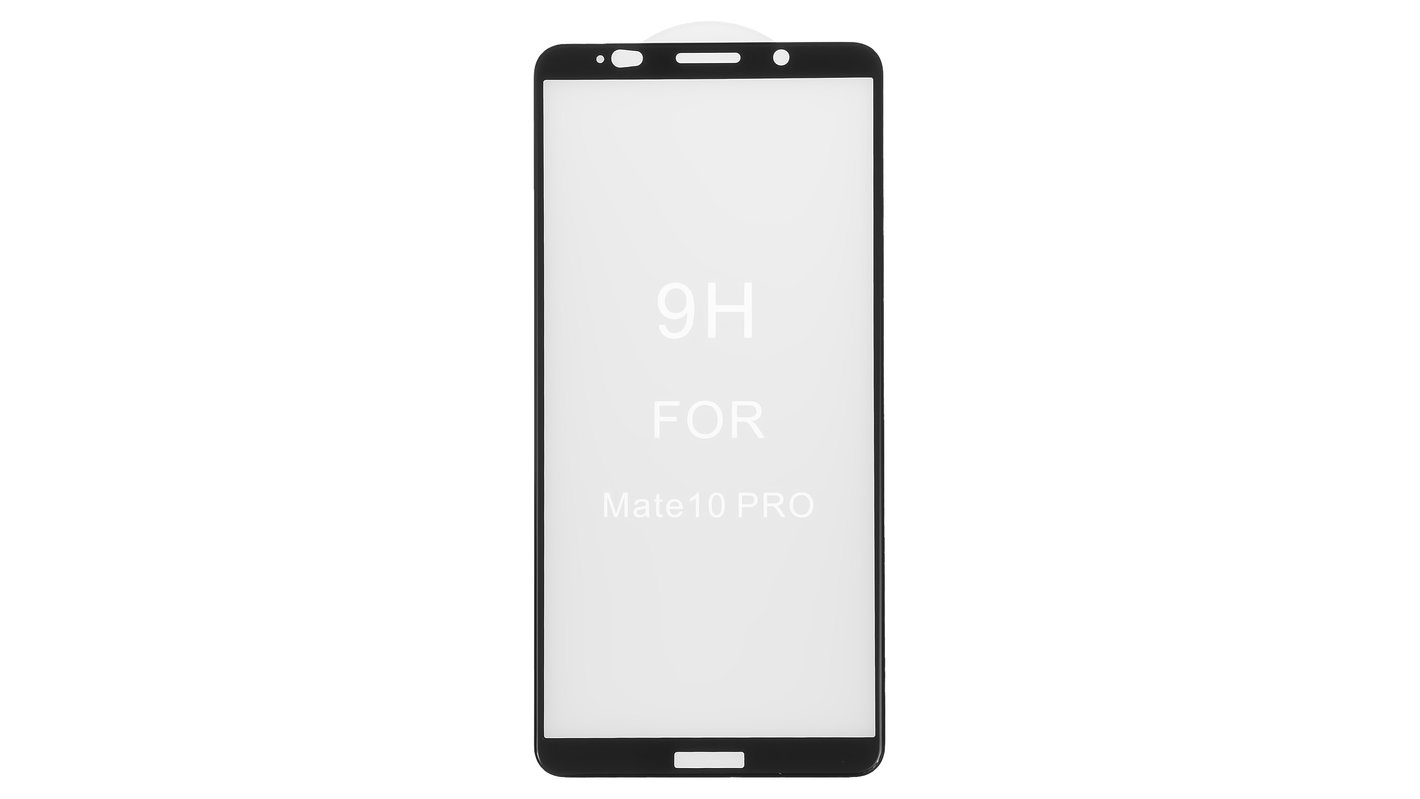 Защитное стекло All Spares для Huawei Mate 10 Pro, 5D Full Glue, черный,  cлой клея нанесен по всей поверхности - All Spares