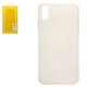 Case Baseus compatible with iPhone XR, (golden, transparent, silicone) #WIAPIPH61-ST0V