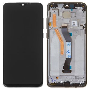 Pantalla LCD puede usarse con Xiaomi Redmi Note 8 Pro, negro, con marco, High Copy, single Sim holder, M1906G7I, M1906G7G