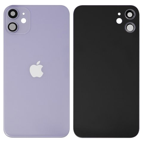 Housing Back Cover compatible with iPhone 11, purple, with camera lens, small hole 