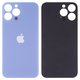 Housing Back Cover compatible with iPhone 13 Pro Max, (blue, need to remove the camera glass, sierra Blue, small hole)