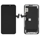 Pantalla LCD puede usarse con iPhone 11 Pro, negro, con marco, HC, (OLED), GW OEM soft
