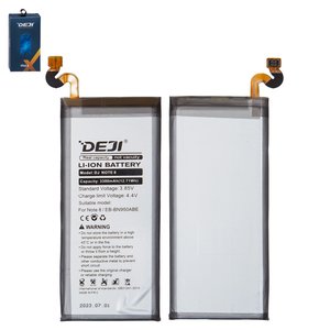 Battery Deji EB BN950ABE compatible with Samsung N950F Galaxy Note 8, Li ion, 3.85 V, 3300 mAh 