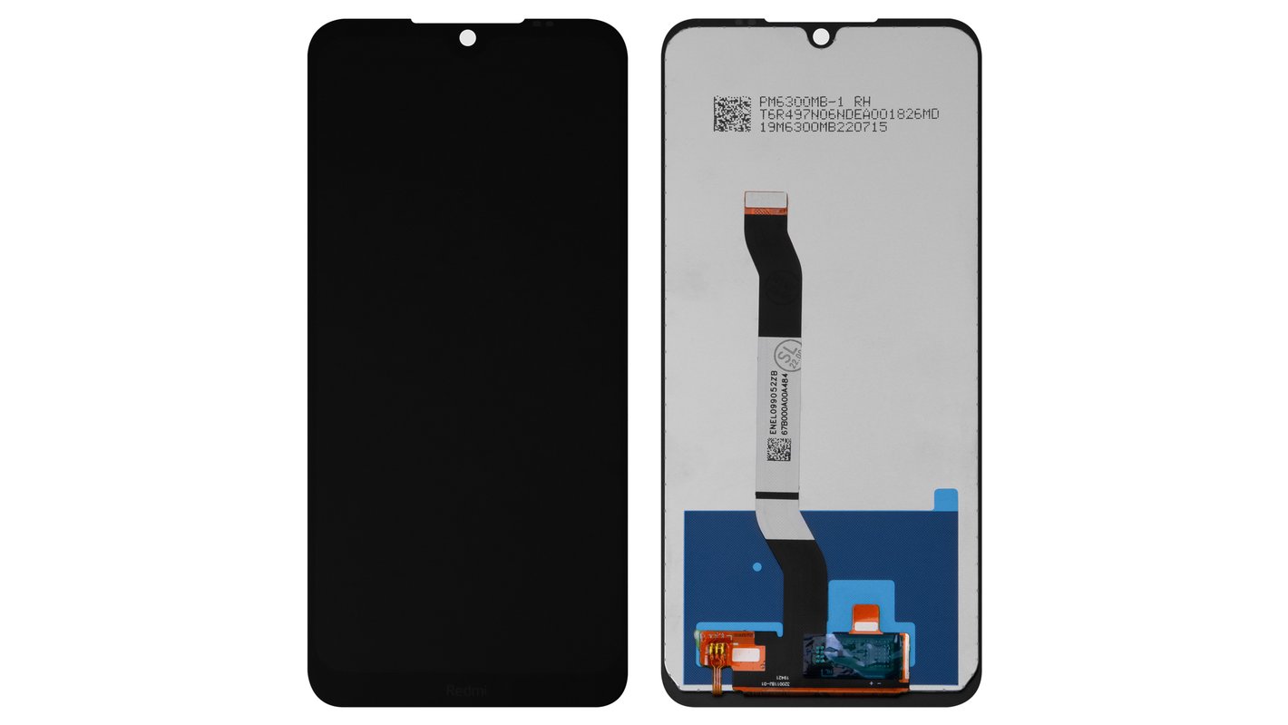 Дисплей для Xiaomi Redmi Note 8T, черный, Лого Redmi, без рамки, Сopy,  In-Cell, M1908C3XG - All Spares