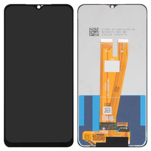 LCD compatible with Samsung A045 Galaxy A04, black, Best copy, without frame, Copy 