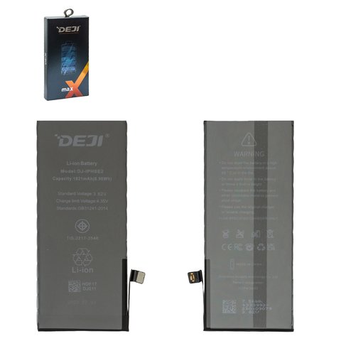 Batería Deji puede usarse con Apple iPhone SE 2020, Li ion, 3.82 V, 1821 mAh, original IC