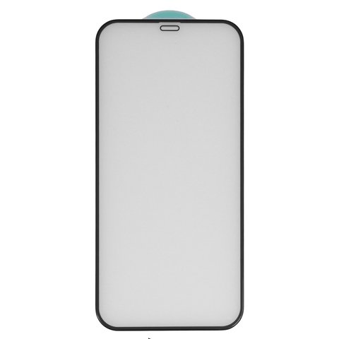 Vidrio de protección templado All Spares puede usarse con Apple iPhone 12, iPhone 12 Pro, 5D Full Glue, negro, capa de adhesivo se extiende sobre toda la superficie del vidrio