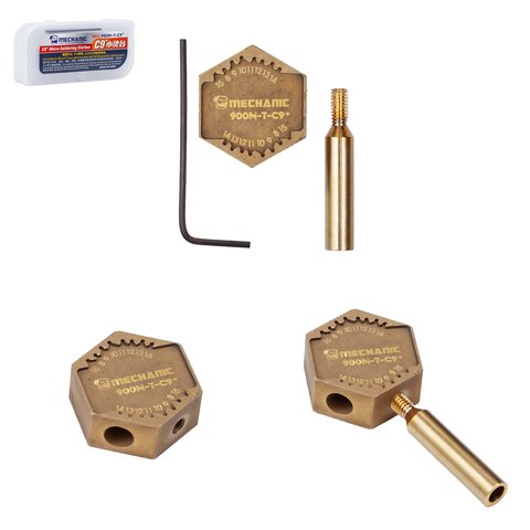Plataforma de precalentamiento Mechanic 900M T C9+, para cautín, punta de recambio 6 mm