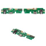 Flat Cable compatible with Tecno Spark 7 (KF6n), Spark 7T, Spark 8, (charge connector, with components, Original (PRC), charging board)