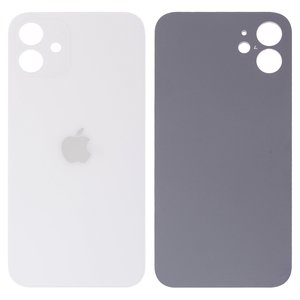 Panel trasero de carcasa puede usarse con iPhone 12, blanco, no es necesario desmontar la cámara, Original PRC , big hole