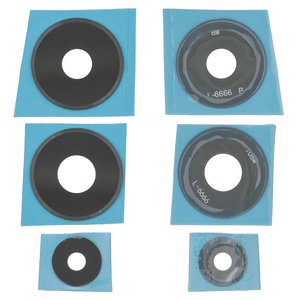 Camera Lens compatible with Xiaomi Redmi Note 13 4G, black, without frame, set 3 pcs. 