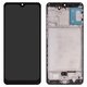 Pantalla LCD puede usarse con Samsung A315 Galaxy A31, negro, con marco, Copy, (TFT)