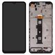 Pantalla LCD puede usarse con Motorola Moto G10 Power, negro, con marco, Original (PRC)