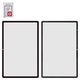 Housing Glass G+OCA PRO compatible with Samsung X610, X616  Galaxy Tab S9 FE Plus, (with OCA film, black)