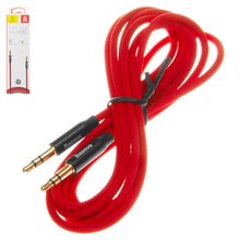 AUX кабель Baseus M30, TRS 3.5 мм, 150 см, червоний, в нейлоновому обплетенні, #CAM30 C91 - Короткий опис