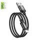 USB дата-кабель Hoco X89, USB тип-A, Lightning, 100 см, 2,4 А, черный
