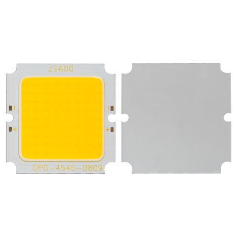 COB LED Chip 15 W warm white, 1350 lm, 45 x 45 mm, 674 mA,  24 V 