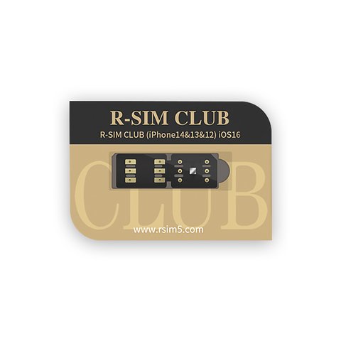 Смарт карта R Sim Club Card для iPhone 14 13 12 eSIM QPE 5G iOS 16.x 