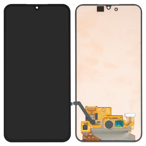 LCD compatible with Samsung A346 Galaxy A34 5G, black, without frame, Original PRC , original glass 