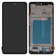 LCD compatible with Samsung M536 Galaxy M53, (black, with frame, High Copy, (OLED))