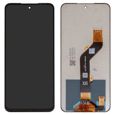 LCD compatible with Infinix Hot 30 Play NFC, black, without frame, Original PRC  