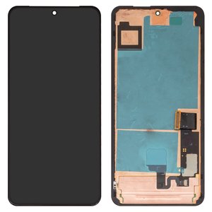 LCD compatible with Google Pixel 8 Pro, black, with frame, original change glass  , GC3VE, G1MNW 