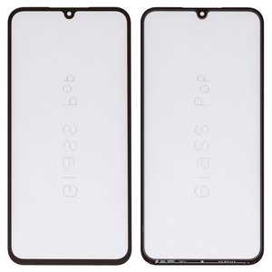 Housing Glass G+OCA PRO compatible with Samsung A305 Galaxy A30, A305F DS Galaxy A30, A505 Galaxy A50, A505F DS Galaxy A50, A507 Galaxy A50s, A507F DS Galaxy A50s, with OCA film, black 